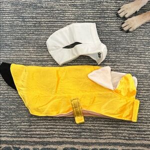 Yellow Dog Costume with White Headpiece